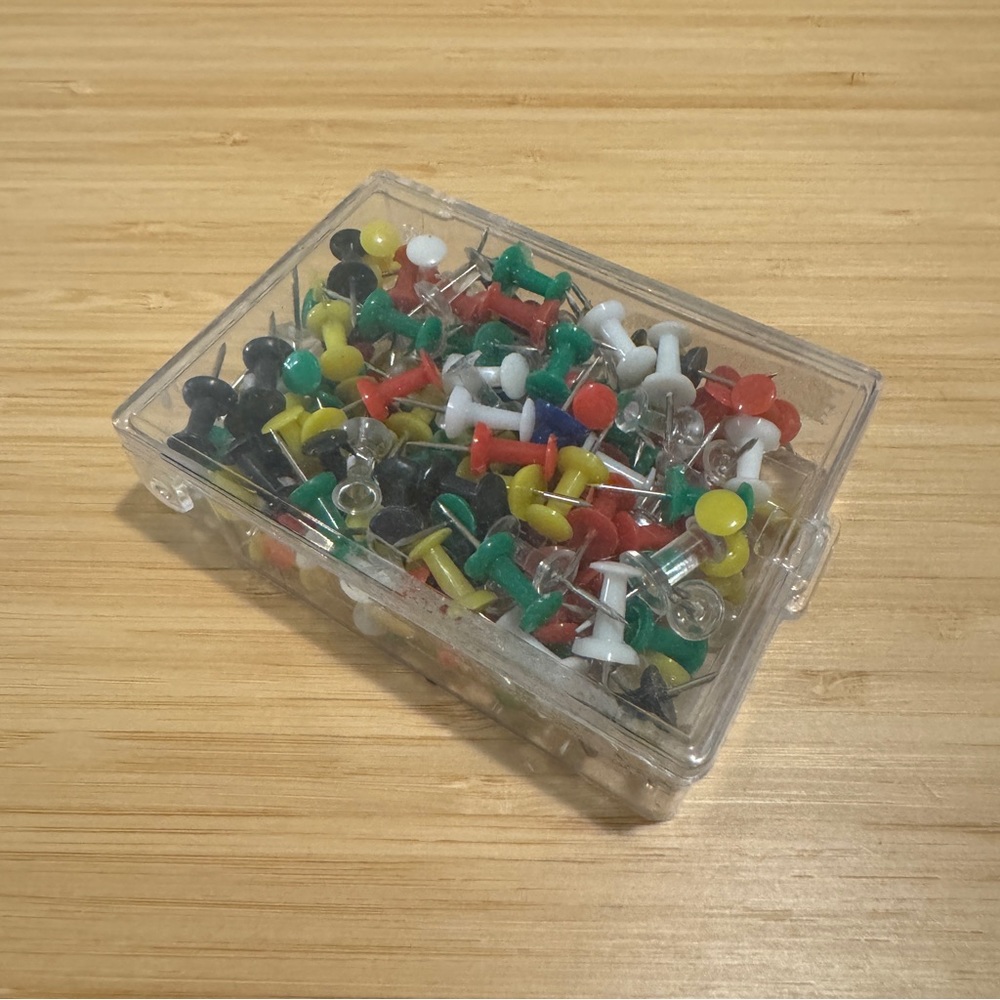 FREE WITH PURCHASE - pack of push pins / thumb tacks